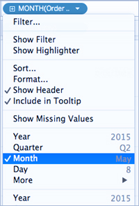 Create an Area Chart in Tableau - VISTA