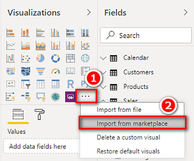 Dual Axes in Power BI - داده کاوی ویستا