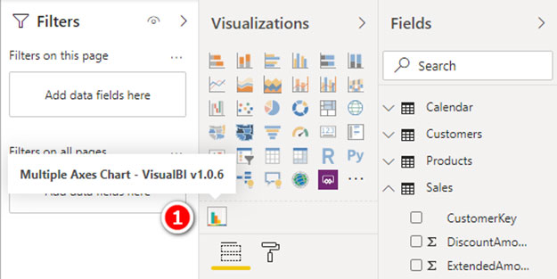 Dual Axes in Power BI - داده کاوی ویستا