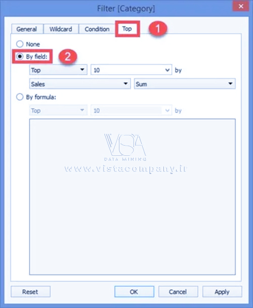 Extract filters در Tableau - داده کاوی ویستا