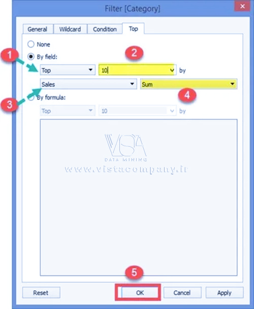 Extract filters در Tableau - داده کاوی ویستا