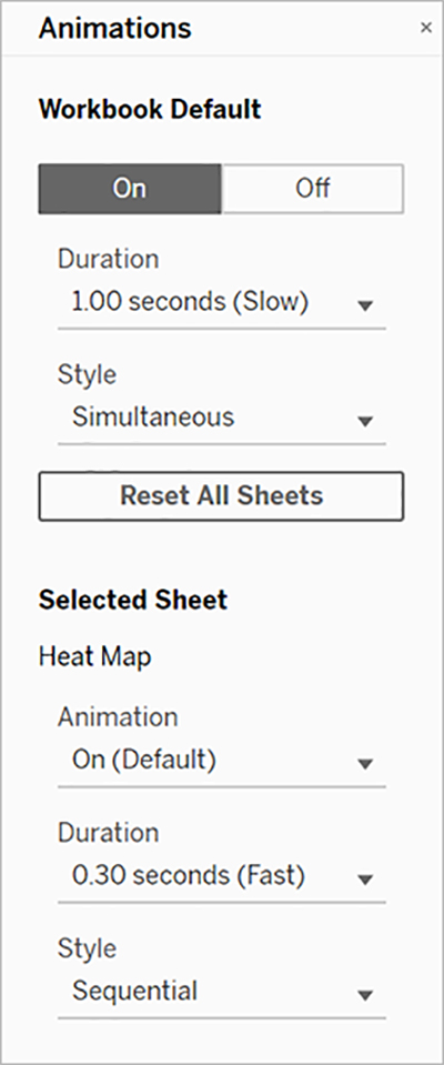 Format Animations in Tableau - VISTA - انیمیشن یا متحرک سازی