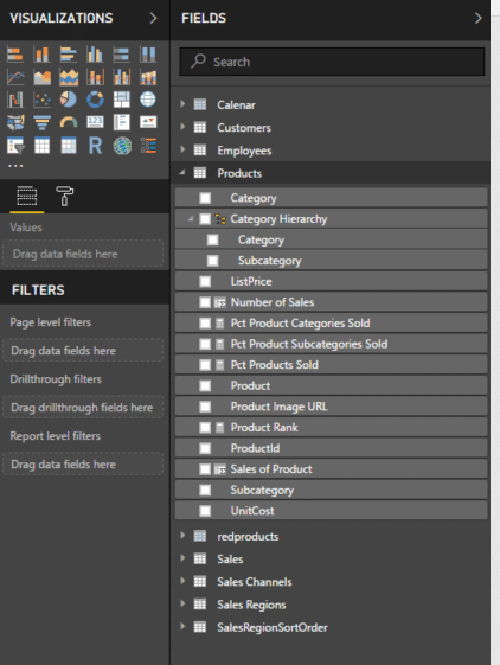 Hierarchical Indexing Power BI -VISTA