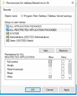 How to detect an invalid Tableau license-VISTA