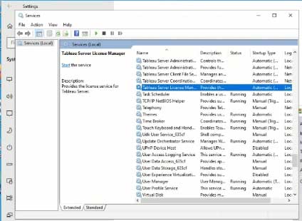 How to detect an invalid Tableau license-VISTA