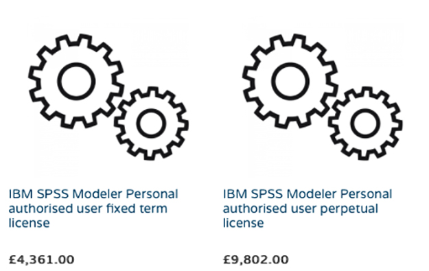 لایسنس های نرم افزار IBM SPSS Modeler - داده کاوی ویستا