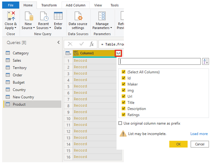 دریافت اطلاعات از پایگاه داده NoSQL در Power BI - داده کاوی ویستا