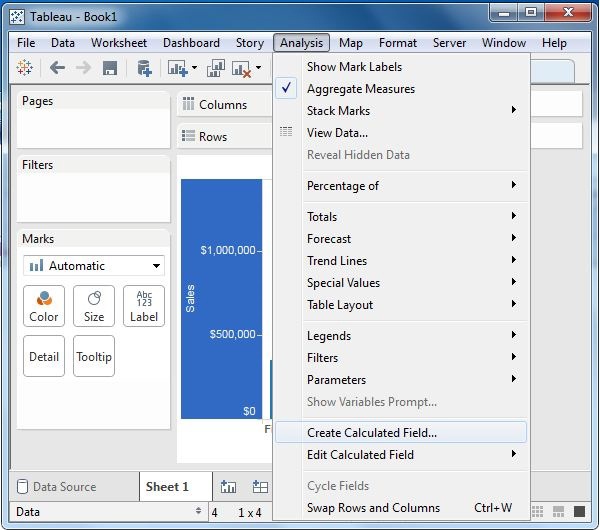 Numeric Calculations در Tableau-داده کاوی ویستا