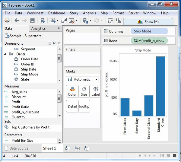 Numeric Calculations در Tableau-داده کاوی ویستا