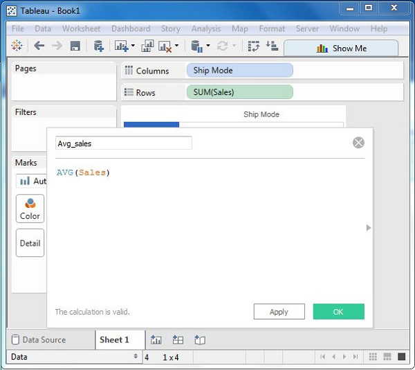 Numeric Calculations در Tableau-داده کاوی ویستا