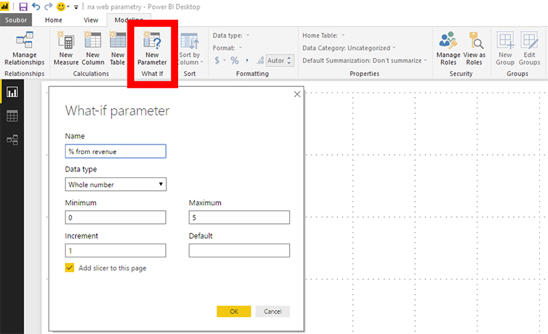 ایجاد پارامتر (Parameter) در تصاویر Power BI - داده کاوی ویستا