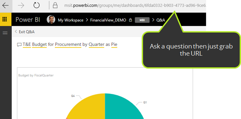 Q&A feature in Power BI-VISTA