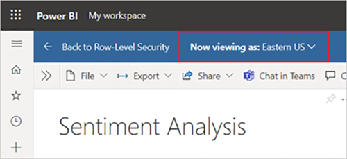 RLS in Power BI-VISTA