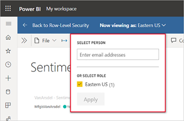 RLS in Power BI-VISTA