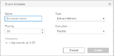 Refresh Extracts on a Schedule in Tableau-VISTA