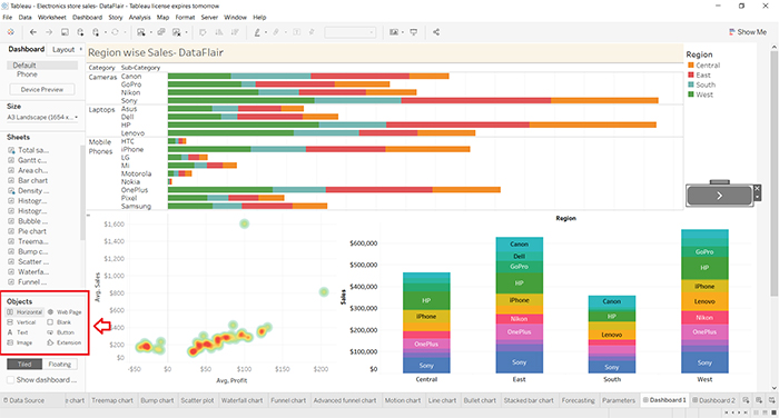 Tableau Dashboard-VISTA