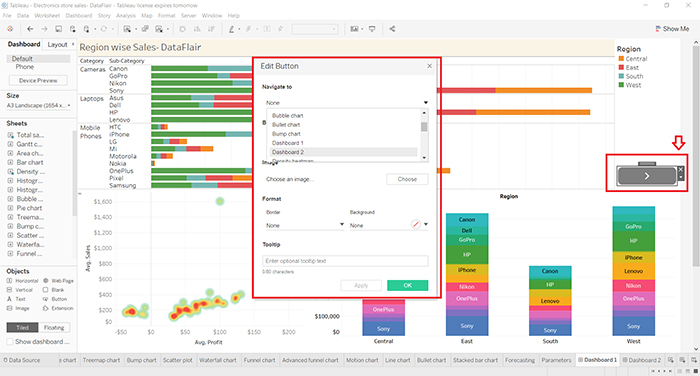 Tableau Dashboard-VISTA