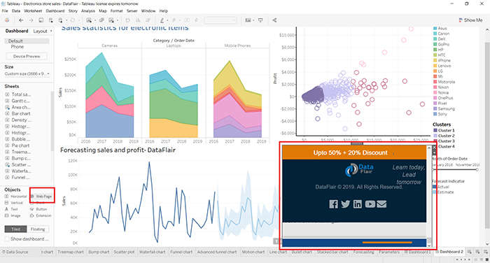 Tableau Dashboard-VISTA