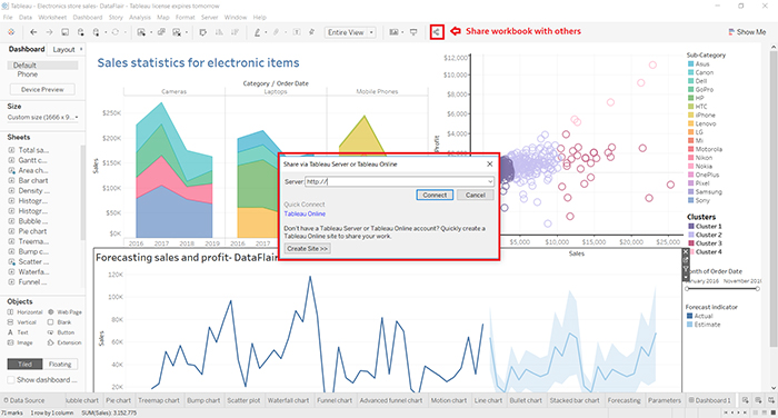 Tableau Dashboard-VISTA