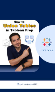 ویدیوی آموزشی Union Tables در Tableau Prep