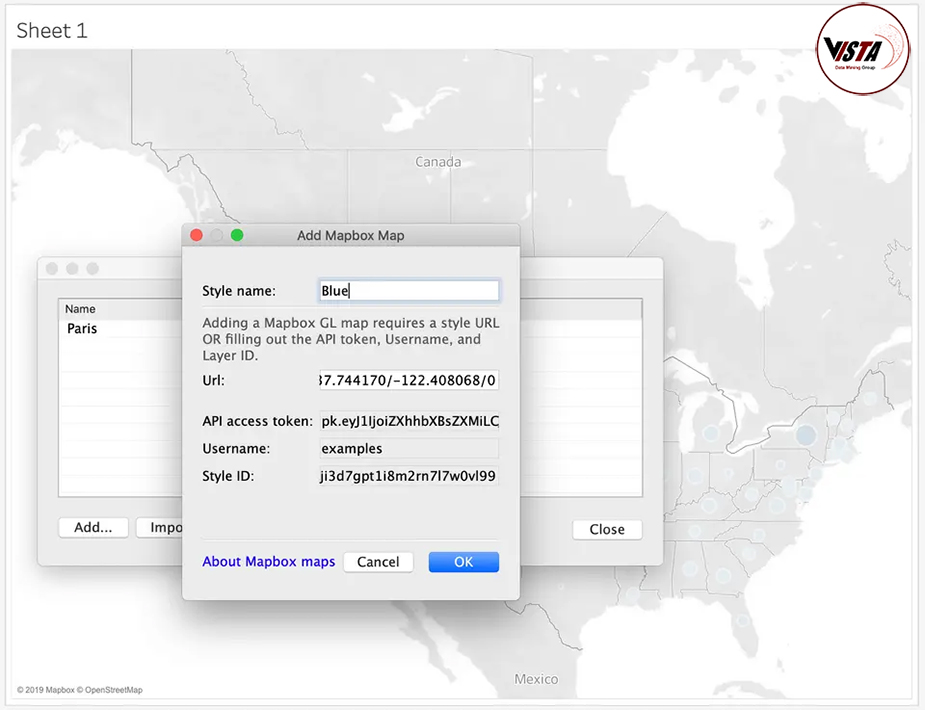 استفاده از سبک های سفارشی Mapbox در نرم افزار Tableau - داده کاوی ویستا