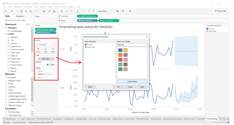 Using Forecasting in Tableau-VISTA