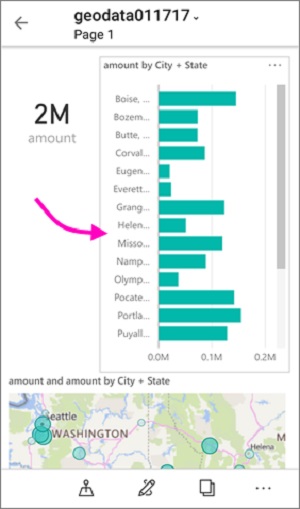 گزارشات در Power BI Mobile- داده کاوی ویستا