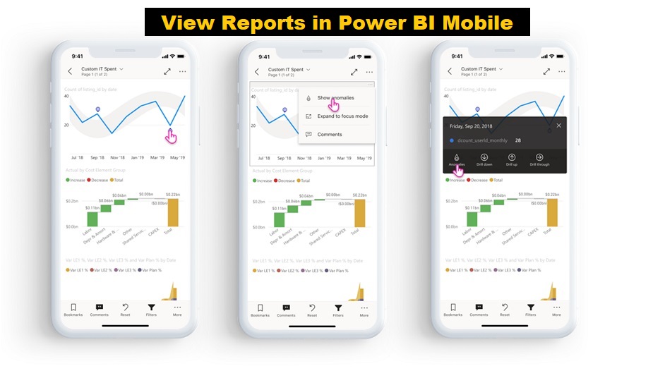 گزارشات در Power BI Mobile- داده کاوی ویستا