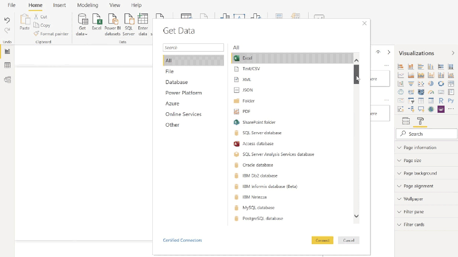 دریافت داده ها از منبع داده رابطه ای در Power BI - داده کاوی ویستا