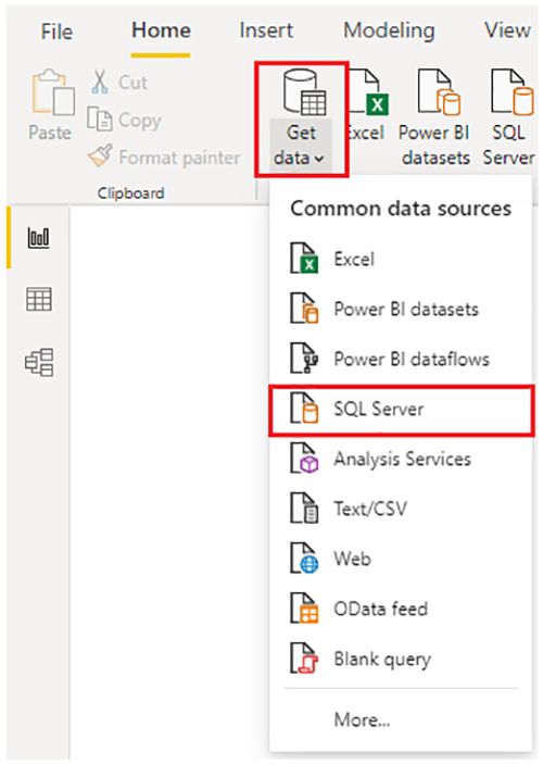 دریافت داده ها از منبع داده رابطه ای در Power BI - داده کاوی ویستا