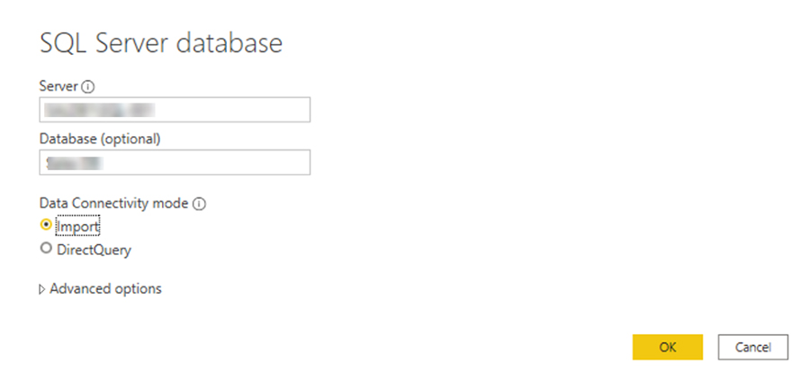 دریافت داده ها از منبع داده رابطه ای در Power BI - داده کاوی ویستا