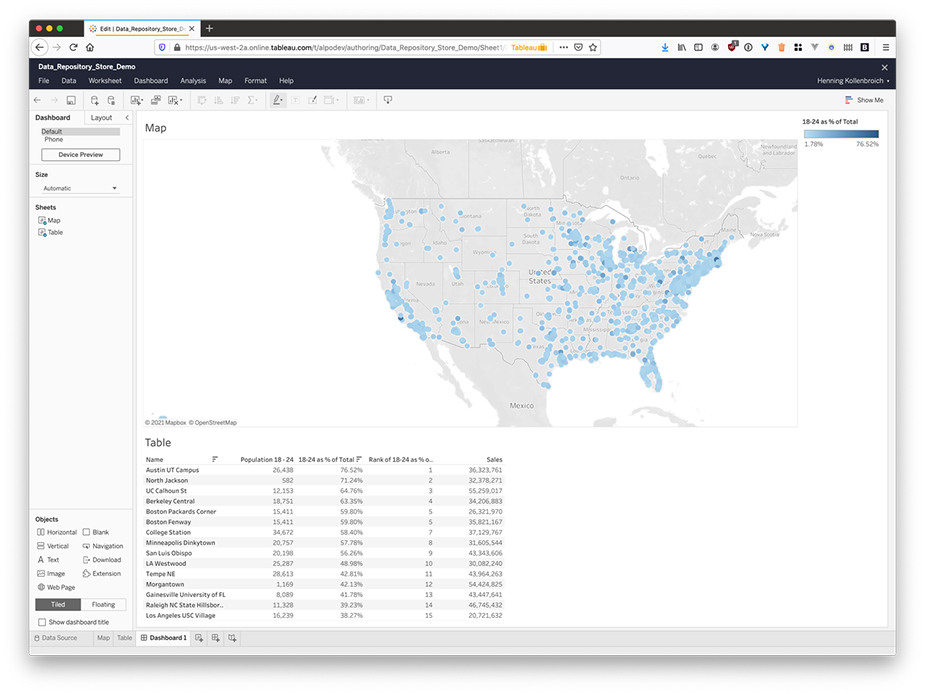 مخزن داده های (Data Repository) در Tableau