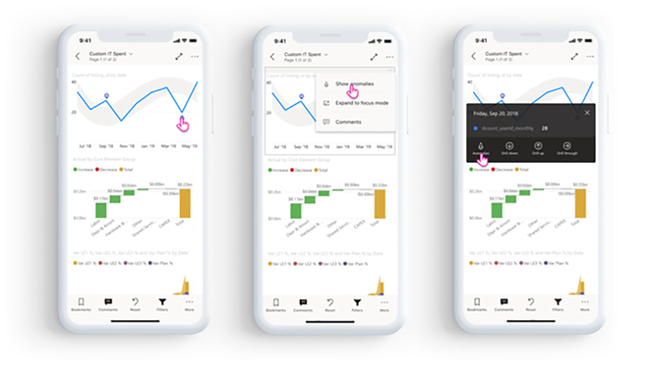 تشخیص ناهنجاری در برنامه های Power BI Mobile پشتیبانی می شود - داده کاوی ویستا