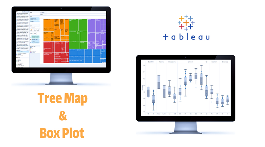 نمودارهای Box Plot و Tree Map در نرم افزار تبلو - داده کاوی ویستا