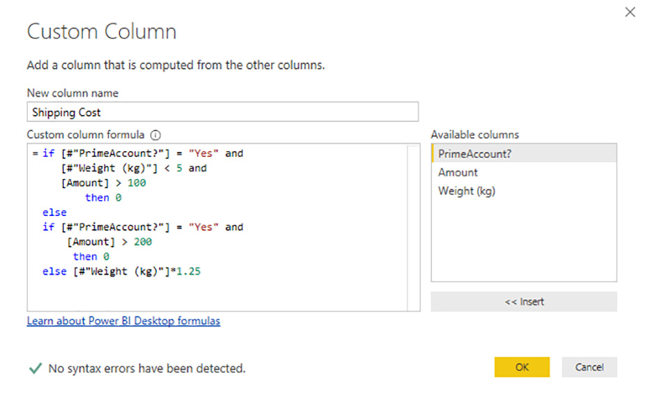 ایجاد ستون سفارشی (Custom Column) در Power BI - داده کاوی ویستا