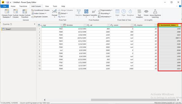 ایجاد ستون سفارشی (Custom Column) در Power BI - داده کاوی ویستا