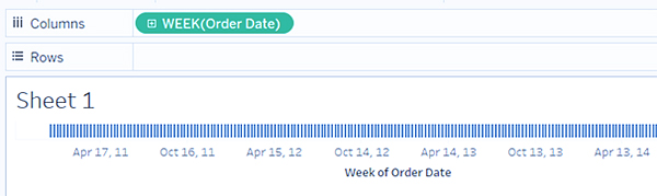 نحوه ایجاد نمودار گانت یا Gantt chart در Tableau - داده کاوی ویستا