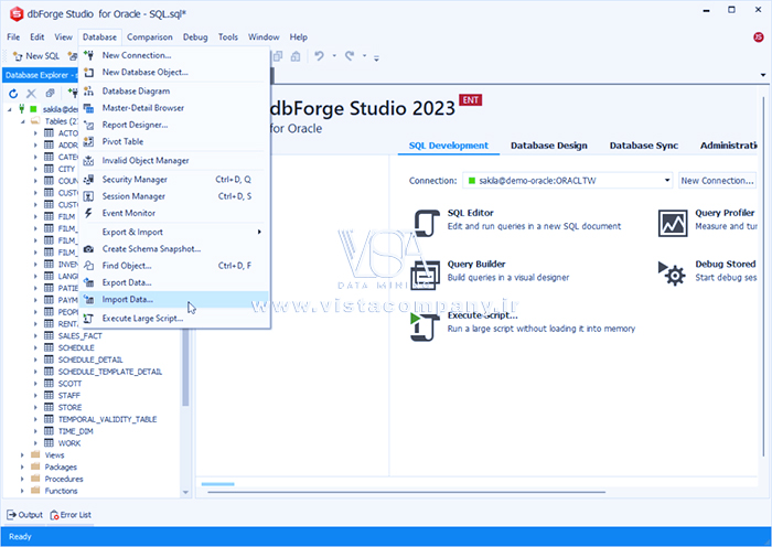 راهنمای کامل نحوه انتقال داده از MySQL به Oracle - داده کاوی ویستا