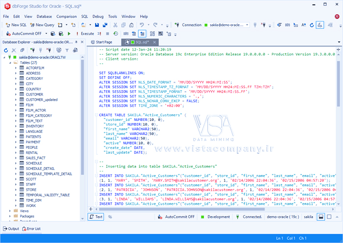 راهنمای کامل نحوه انتقال داده از MySQL به Oracle - داده کاوی ویستا