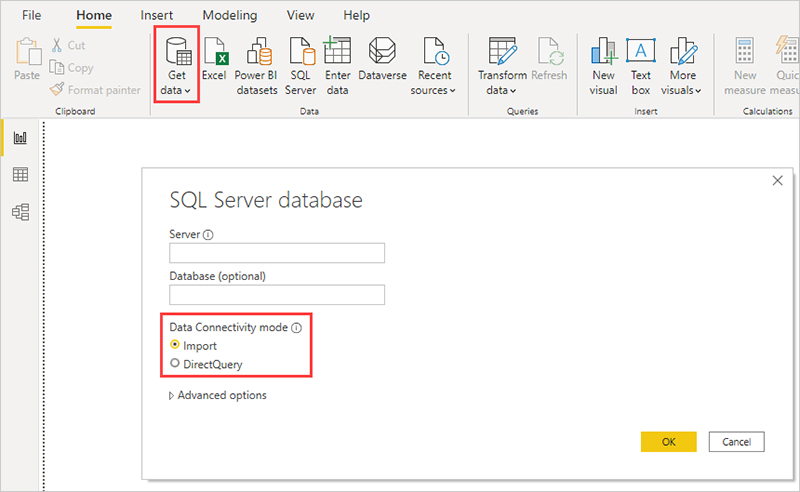 از Direct Query در Power BI Desktop استفاده کنید - داده کاوی ویستا