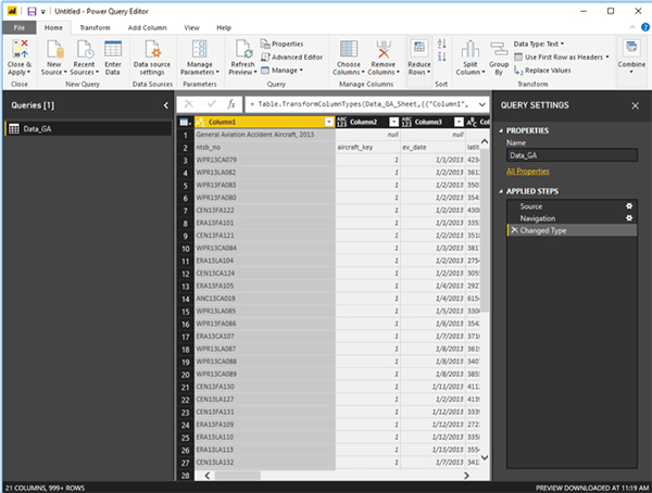 استخراج، تبدیل و بارگذاری داده ها (ETL) در Power BI Desktop - داده کاوی ویستا