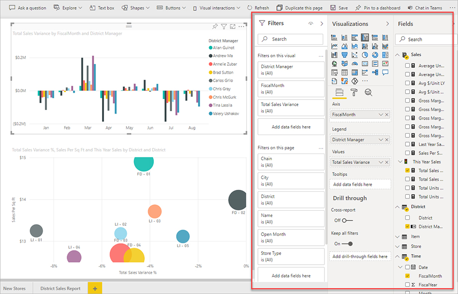 به گزارش Power BI فیلتر اضافه کنید - داده کاوی ویستا