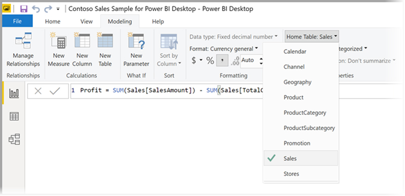 ایجاد Measure برای تجزیه و تحلیل داده ها در Power BI Desktop - داده کاوی ویستا