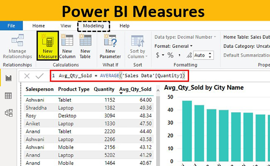 ایجاد Measure برای تجزیه و تحلیل داده ها در Power BI Desktop - داده کاوی ویستا