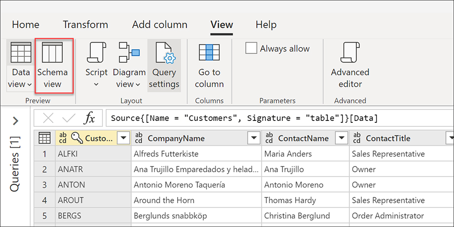 رابط کاربری Power Query در نرم افزار Power BI - داده کاوی ویستا