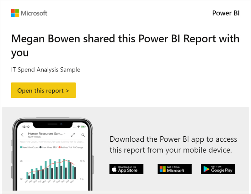 اشتراک گذاری گزارش ها و داشبوردهای Power BI - داده کاوی ویستا