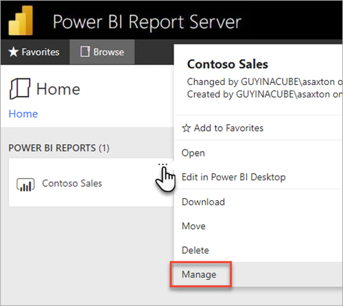 به روز رسانی داده ها در Power BI Report Server - داده کاوی ویستا