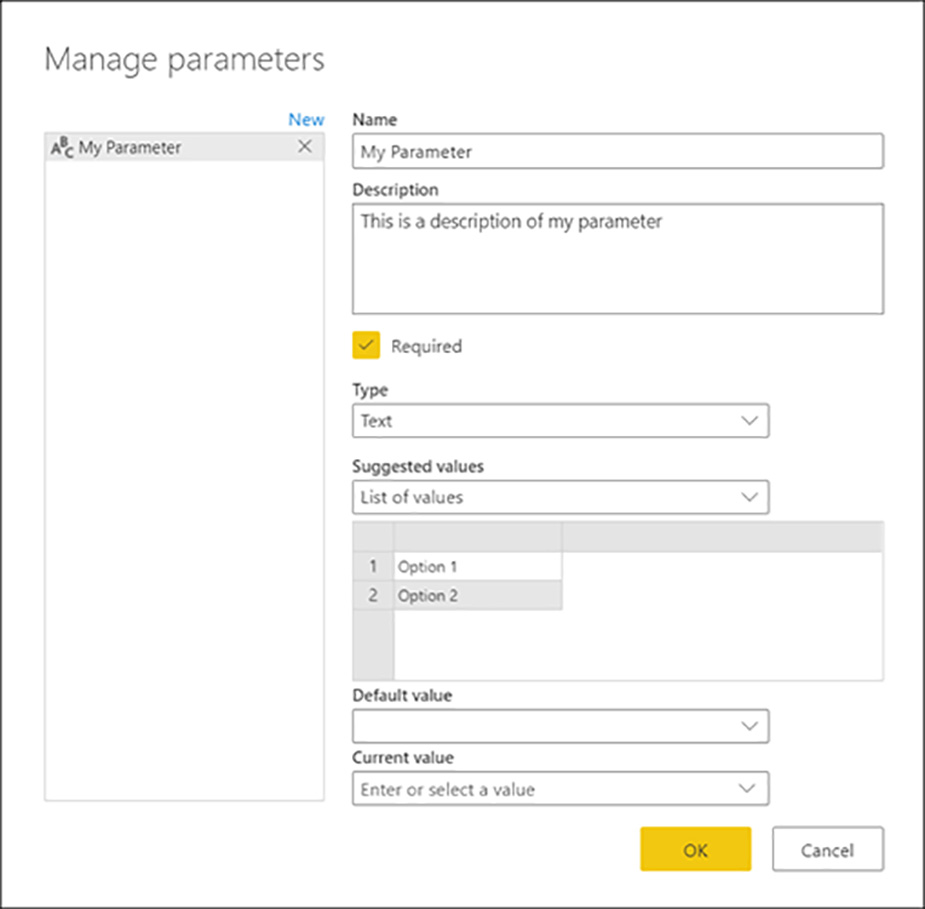 استفاده از پارامتر (Parameter) در نرم افزار Power BI - داده کاوی ویستا