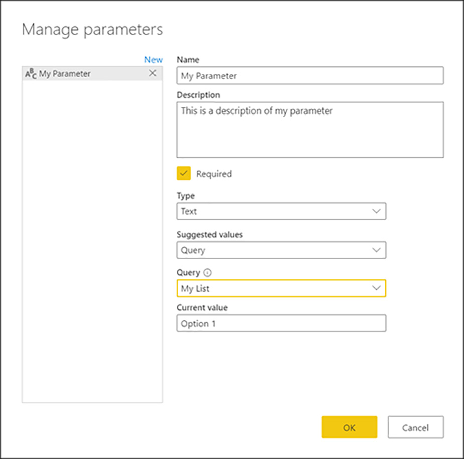 استفاده از پارامتر (Parameter) در نرم افزار Power BI - داده کاوی ویستا