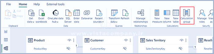 ایجاد گروه های محاسباتی Calculation Groups در Power BI - داده کاوی ویستا